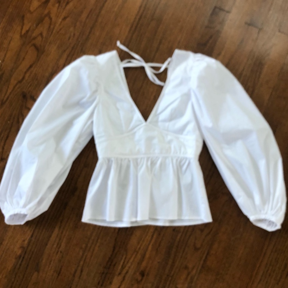 White Light, Flowy Long Sleeve Blouse